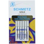 Schmetz Gold Embroidery Needle