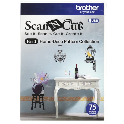 Brother CAUSB3 Home Deco Pattern Collection