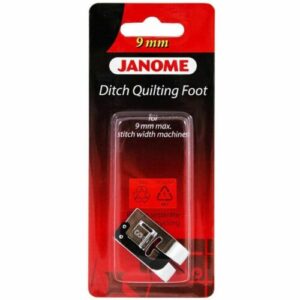 Janome 9mm Ditch Quilting Foot Blister Packaging