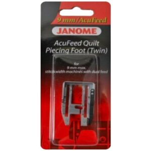 Janome Acufeed 9mm Quarter Inch Seam Foot Blister Packaging