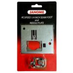 Janome AcuFeed Quarter Inch Seam Foot and Needle Plate 7mm