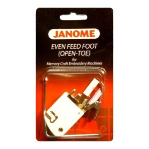 Janome High Shank Open Toe Even Feed Foot 200338006