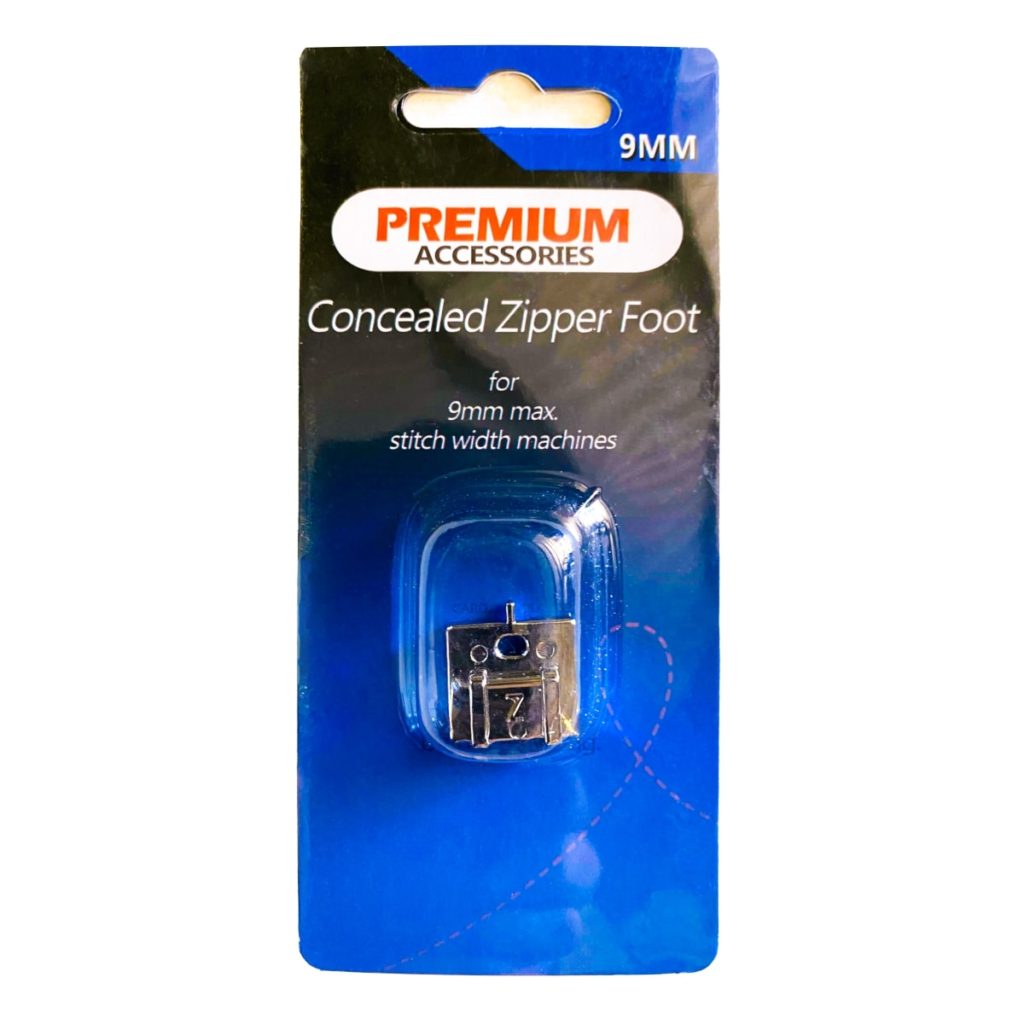 Premium 9mm Concealed Zipper Foot Sewing Warehouse